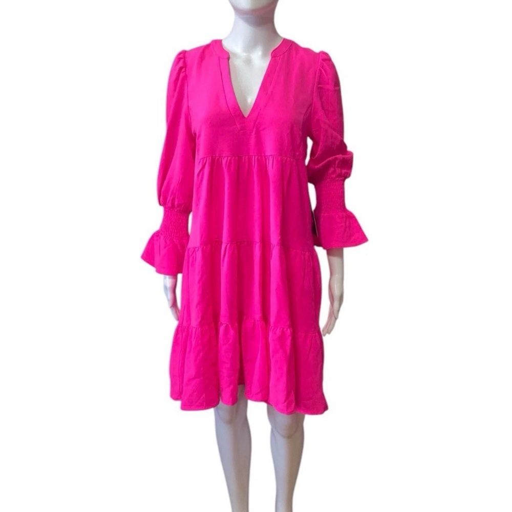 Tuckernuck Pomander Place Electric Pink Kenzie Dress